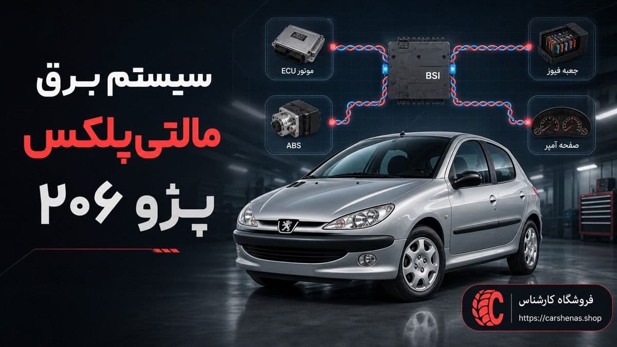 سیستم برق مالتیپلکس پژو ۲۰۶ چیست؟ راهنمای CAN، VAN و BSI
